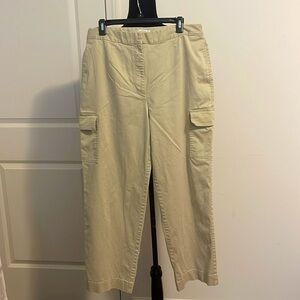 Vintage Talbots Stretch Beige Cargo Pants Size 16